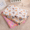 Pet blanket factory direct dog blanket super soft warm coral fleece kennel mat cat dog wholesale cat cage