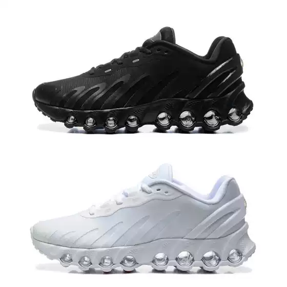 Putian Cross-border Max DN8 Air Cushion Running Shoes Retro Men's and Women's Running Shoes Thick-soled Eight-cavity Cylindrical sneaker