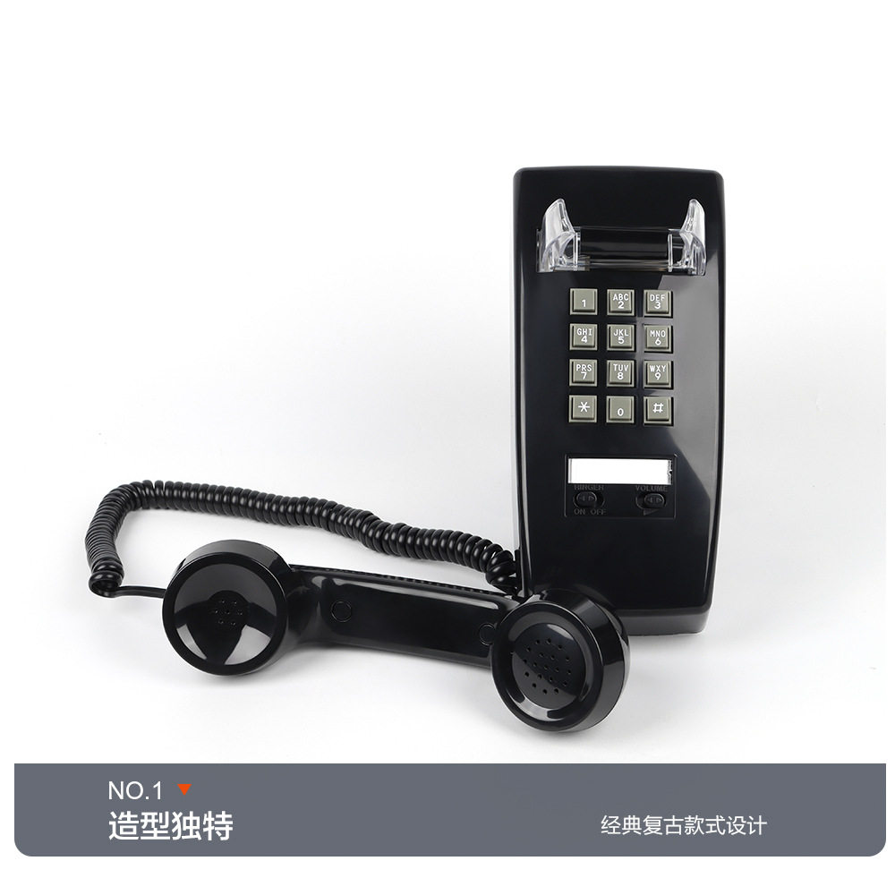 有线壁挂電話插卡电话机酒店家用固定座机仿古电话可视通话老式