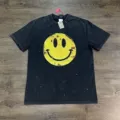 Smiley face washed black