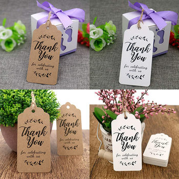 Manufacturer Wholesale Kraft Paper Thank You Hang Tag Gift Card Packaging Box Hanging Tag Thankyou Card Hanging Tag