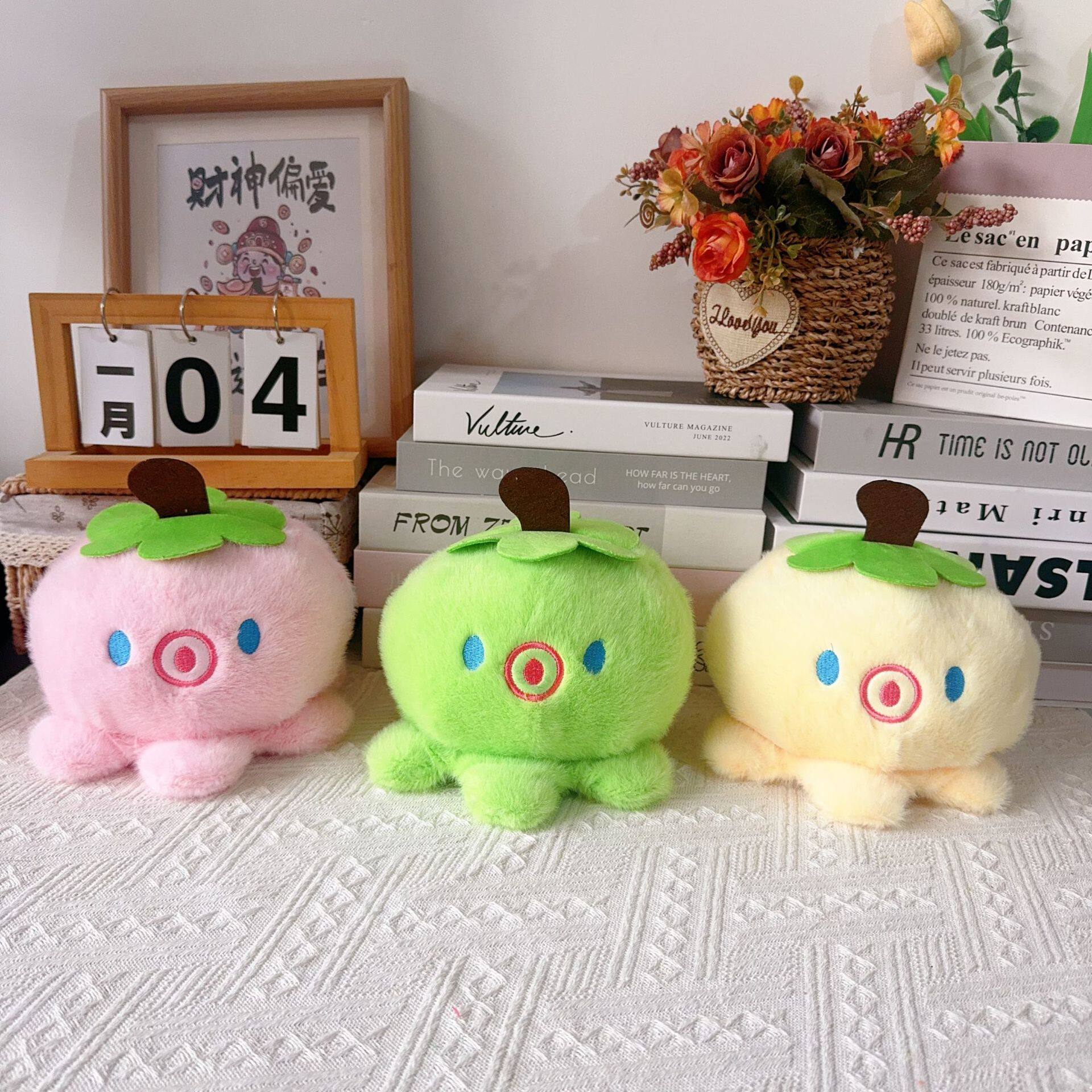 毛绒玩具八寸抓机娃娃批发婚礼抛洒公仔摆摊地推伴手礼活动玩偶