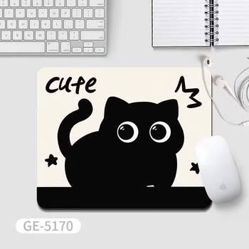 Cute Cat Mouse Pad Ins Men's and Women's Office Laptop Keyboard Pad Student Study Book Desktop Pad