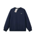 Cotton round neck navy-red mouth