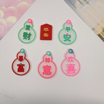 New Cartoon Style Pvc Soft Rubber Accessories DIY Phone Case, Clogs, Storage Box, Refrigerator Magnet