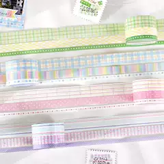Letter Lover Washi Tape Set Spring Wildflower Prelude Korean Style Simple Basic Tape for Journal Collage Decoration