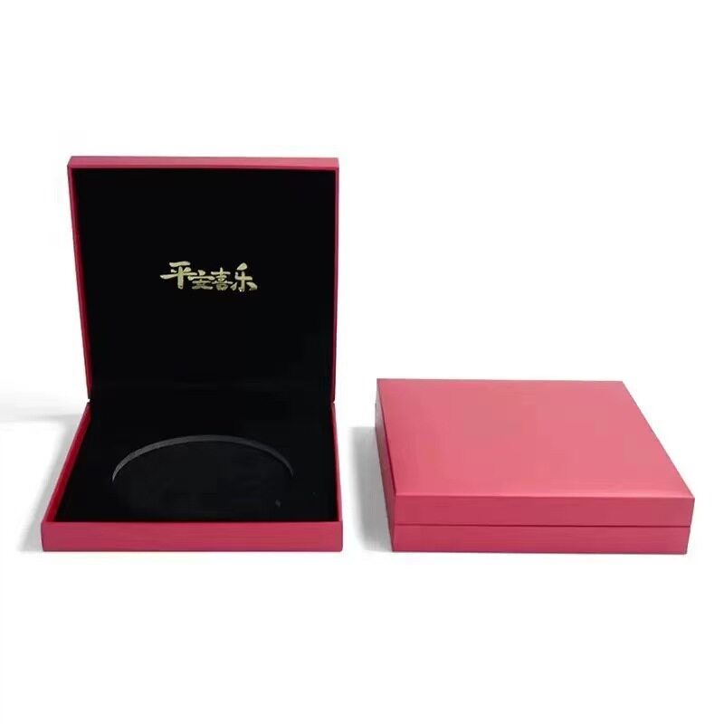 Right-Angle Leather-Filled Paper Gold Cake Box Mother's Day Gift Gold Box Birthday Gift Packaging Box Flip-Top Jewelry Packaging Box