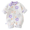 Baby's one-piece clothing autumn and winter cotton thin cotton men's and women's baby warm kayak climbing clothing newborn baby clothes