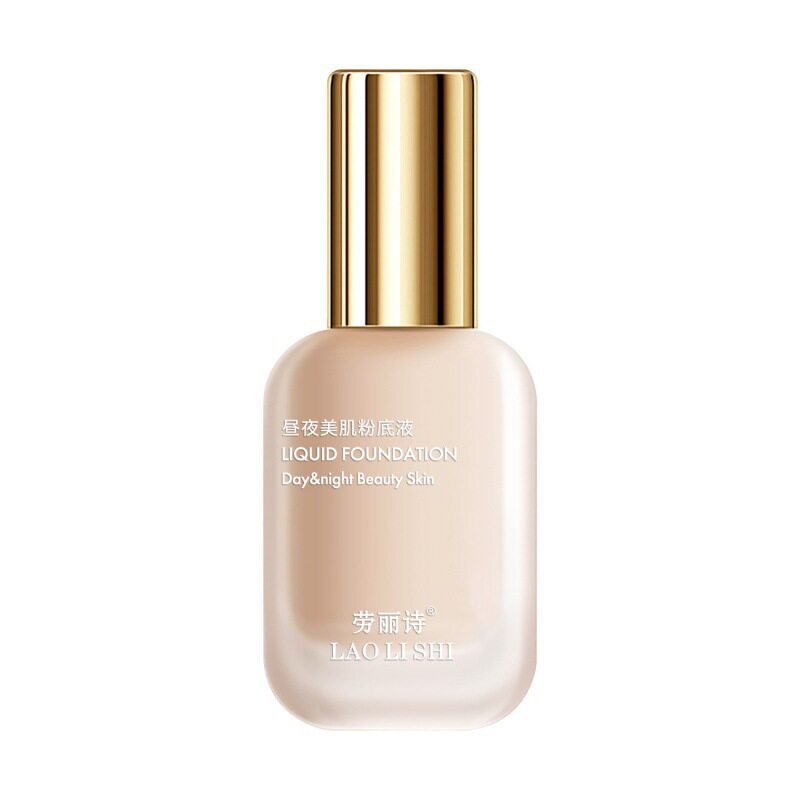 Laurie Day and Night Beauty Foundation Liquid Oil Control Concealer Moisturizing Naturally Brightening Water Moisturizing Lightweight No Makeup No Card Powder