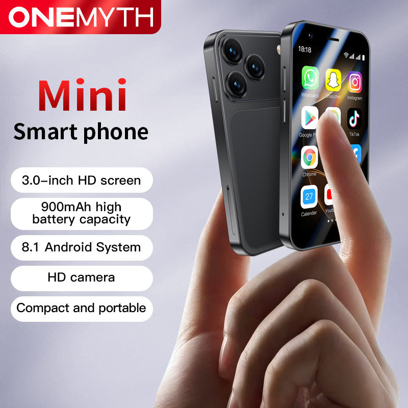 跨境新品A17Mini安卓智能小手机3.0屏WIFI摄像头谷歌3G网络四核BT