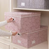 New Storage Box Rose Graphics and Text New Material Storage Box Large, Medium and Small Various Sizes Storage Box Multi-Function