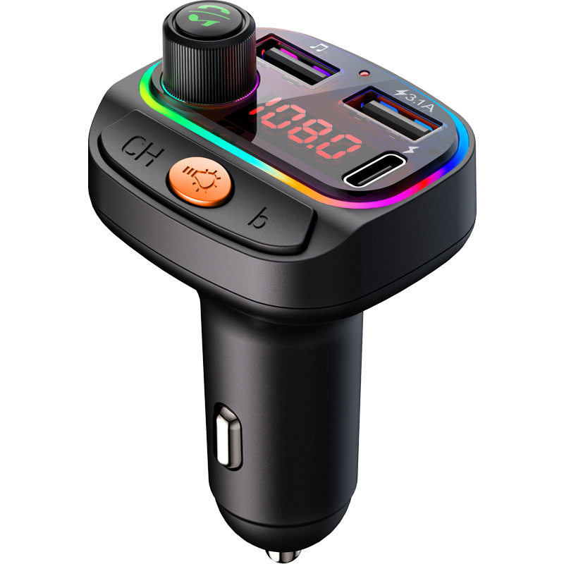 Car charger Bluetooth cigarette lighter Bluetooth 5.3 player lossless sound quality cigarette lighter adapter charger