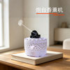 New Simulated Turret Aromatherapy Machine, Intelligent Timed Humidifier, Volcanic Lava Crack Flame Humidifier Atomizer
