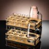 Liquor Dispencer Household Commercial Liquor Glass suit 100ml Scale Wine Pot Jug Wine Cup Rack Storage Rack