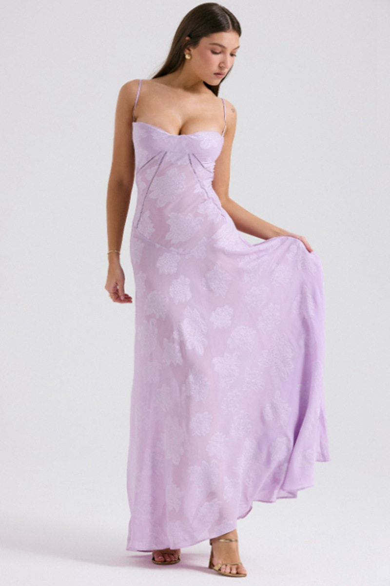 Lace Cami Dress French Style Tie Detail Casual Wear Perfect for Autumn Vacations Wholesale Available