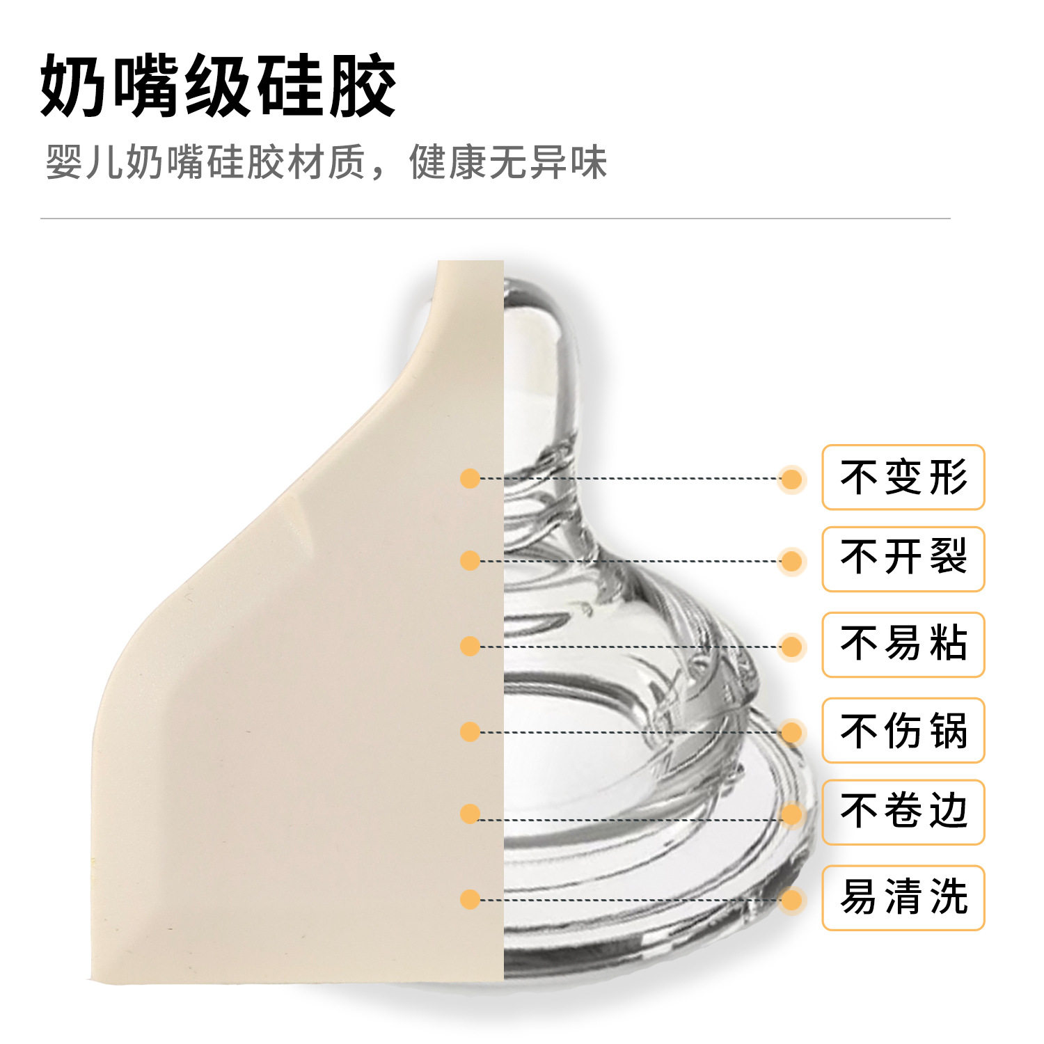 Three-piece Silicone Yuzi Burning Set Wide Mouth Shovel Milk White Handle High Temperature Resistant Frying Shovel Household Kitchen Tools