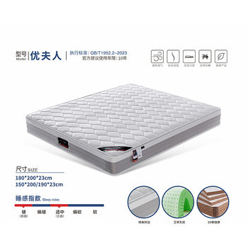 2025 Medium Soft and Hard 1.5m 1.8m Independent Spring Home Upholstered Simmons Removable and Washable Spine Protection Mattress