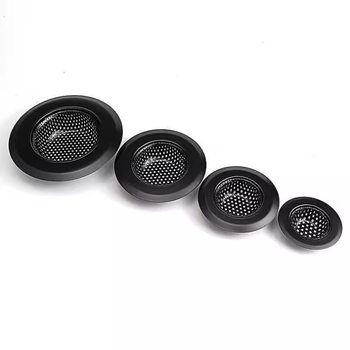 Kitchen stainless steel portable filter stainless steel sink filter dish washing basin filter slag screen black