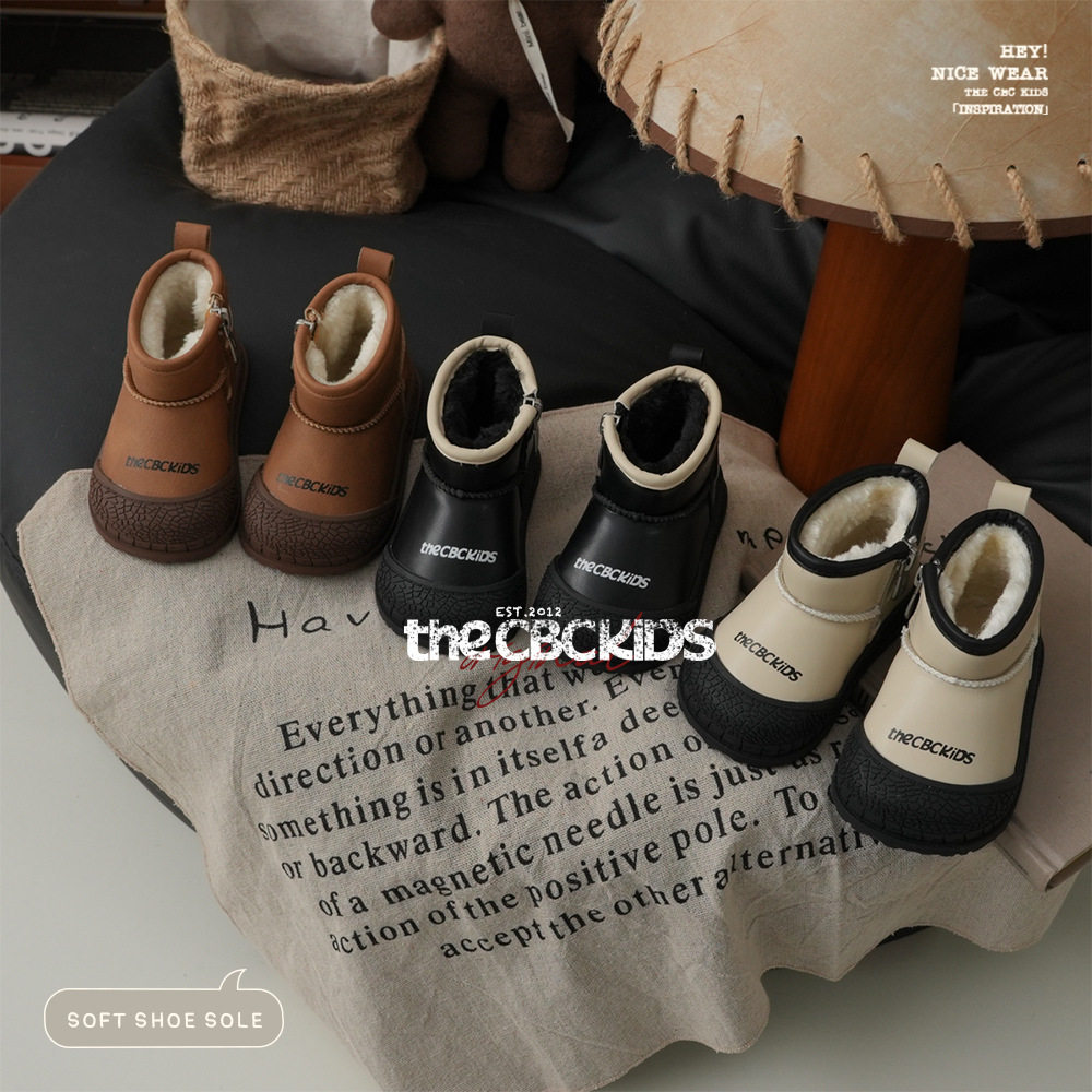 儿童防水棉鞋CBC童鞋男女童大棉马丁靴婴童加绒加厚学步雪地靴冬,淘宝优惠券,粉丝福利购,淘宝优惠卷