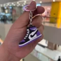 AJ sneaker purple