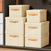 Clothes quilt storage box thickened pp board folding storage box with lid pants storage artifact home dormitory storage