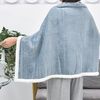 Casual Flannel Composite Lamb Velvet Shawl Blanket Office Lunch Break Blanket Thickeneded Warm Blanket Towel Quilt
