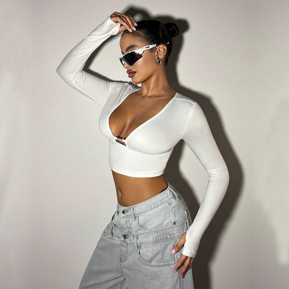 Womens Sexy Backless Crop Top Slim Fit Trendy Design Spring Summer Style Wholesale Available