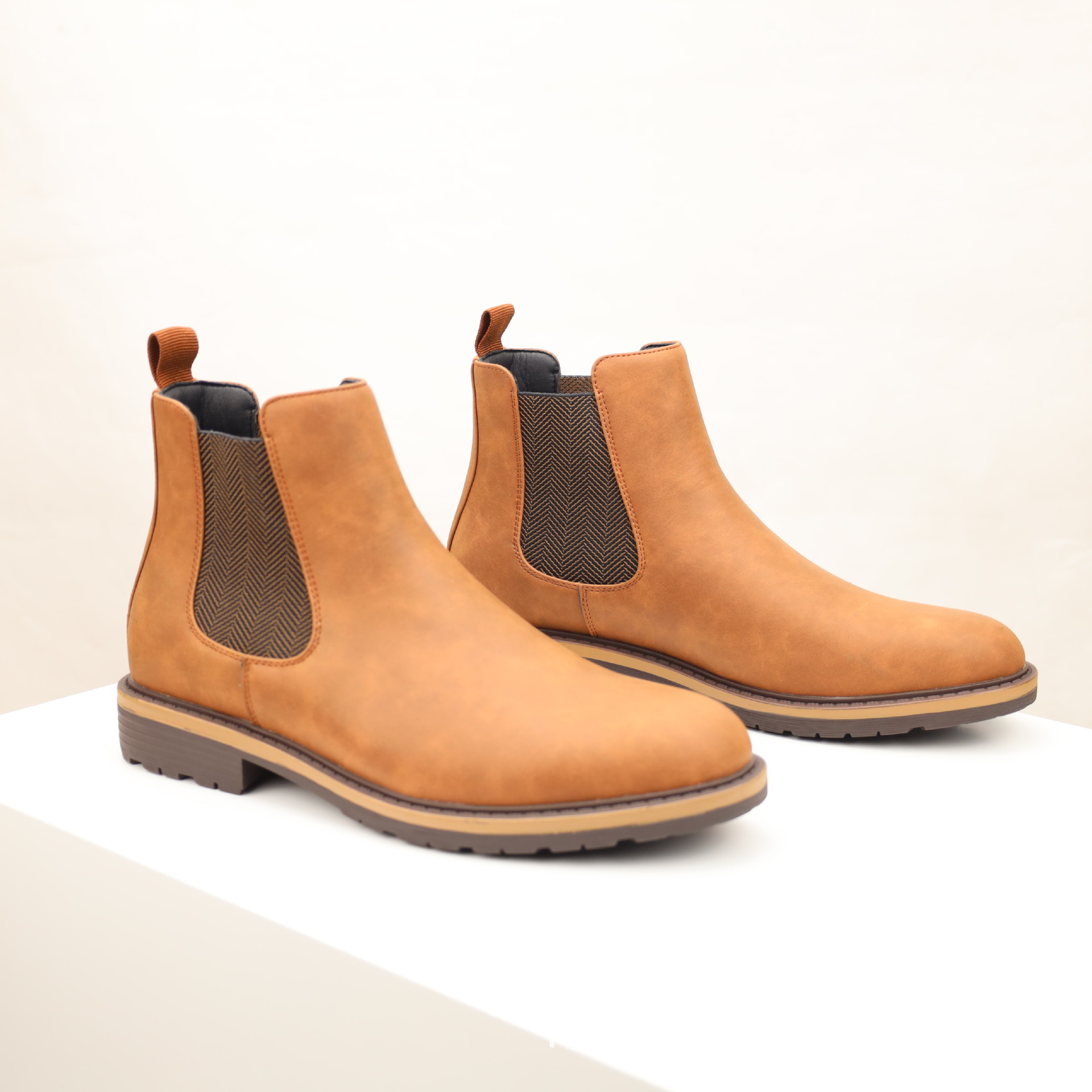 Giày Boot Cổ Thấp Nam Big Size Ngoại Cỡ Phục Cổ Cổ Điển