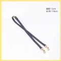 Navy blue straight gold 1.5cm wide 90-118cm