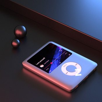 Mp4 Player for Students to Learn English, Portable Player with Screen, Sports Recording, External Speaker, Built-In Memory, Mini Mp3