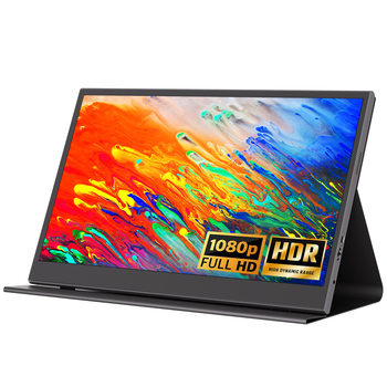 Cross-Border Hot Selling 15.6inch Hd Portable Display One-Line Direct Connection Switch Computer Screen Projection Extension