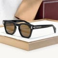 Matte black frame brown
