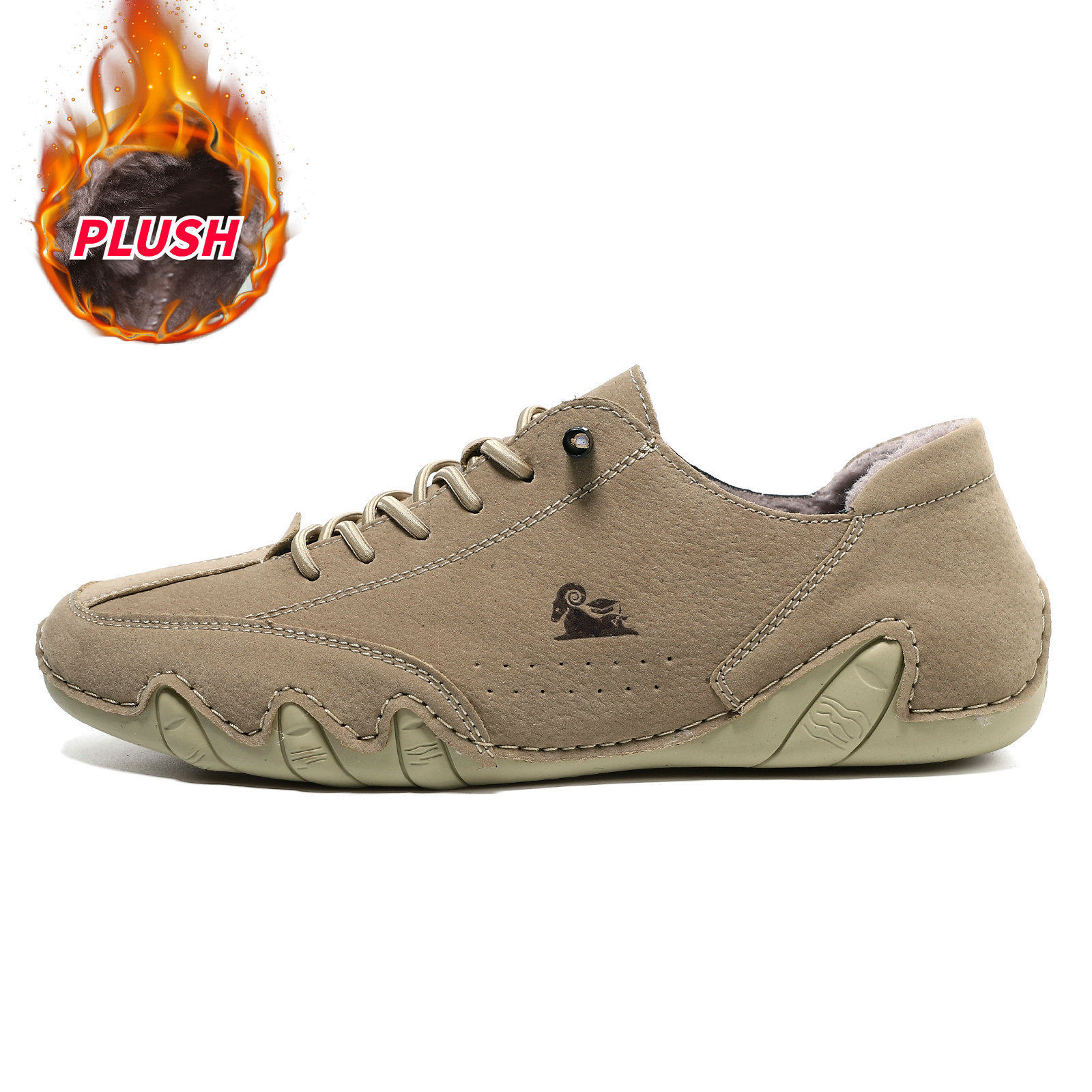 Giày cotton kaki C8009M