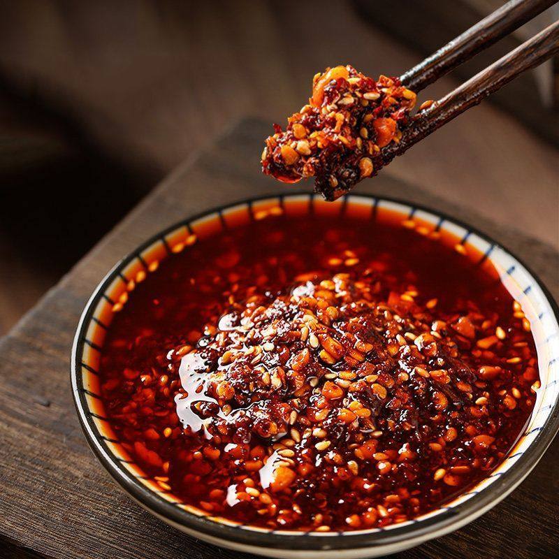 Sichuan Flavor Spicy Spicy Spicy Spicy Spicy Spicy Oil Red Oil Chili Oil Commercial Cold Mix Cold Skin Mixed Vegetable Seasoning Source Factory
