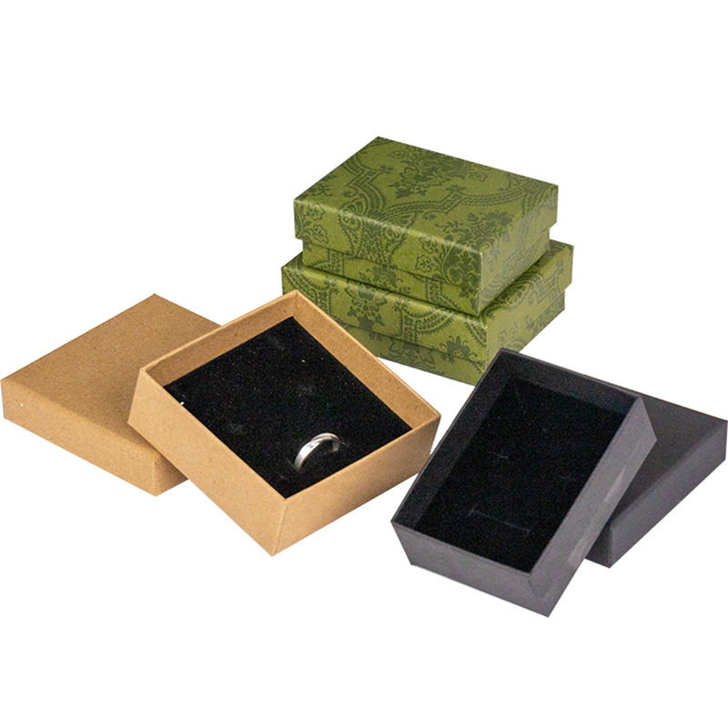 Factory spot jewelry box jewelry box earrings necklace ring box bracelet carton factory wholesale