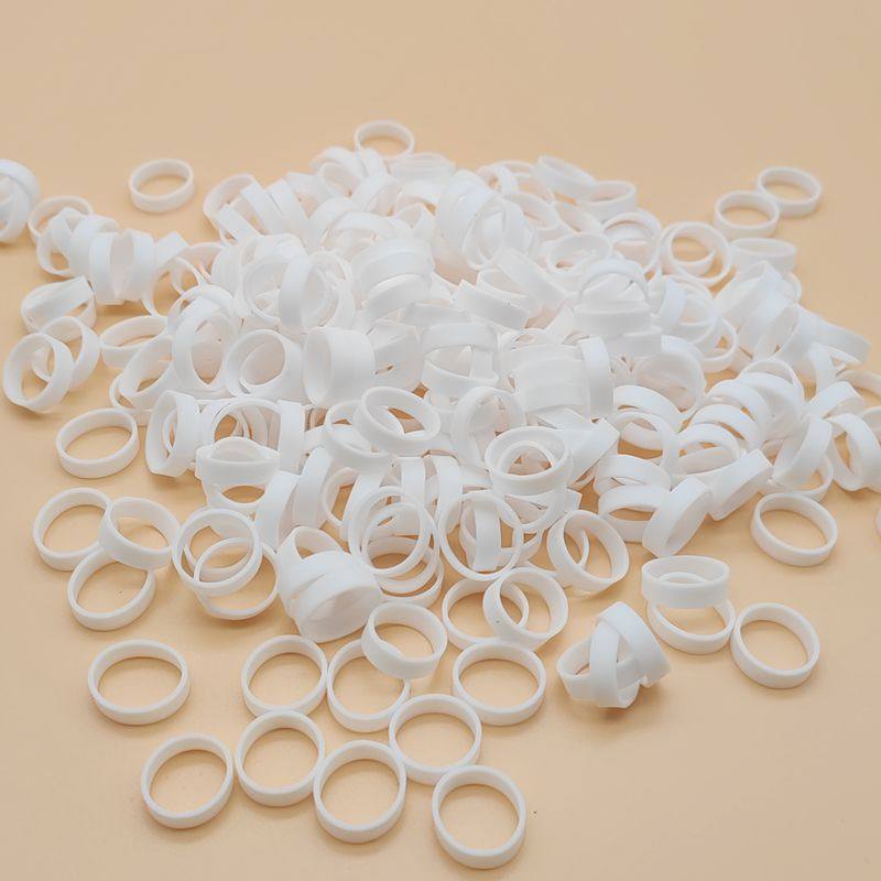 Outer diameter 12*5 * 1mm silicone ring ribbon data cable binding band rubber band Coil