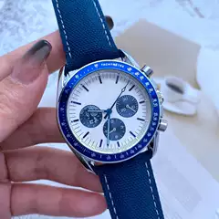 Fashion Speedmaster Series Mi Commemorative Multifunctional Quartz Men's Watch Stainless Steel Chronograph European Recruitment Agent Delivery