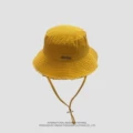 Hyun-a Kim with big eaves fisherman hat-yellow