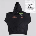 Scu502 - black with red lettering + 100% cotton + hangtag logo