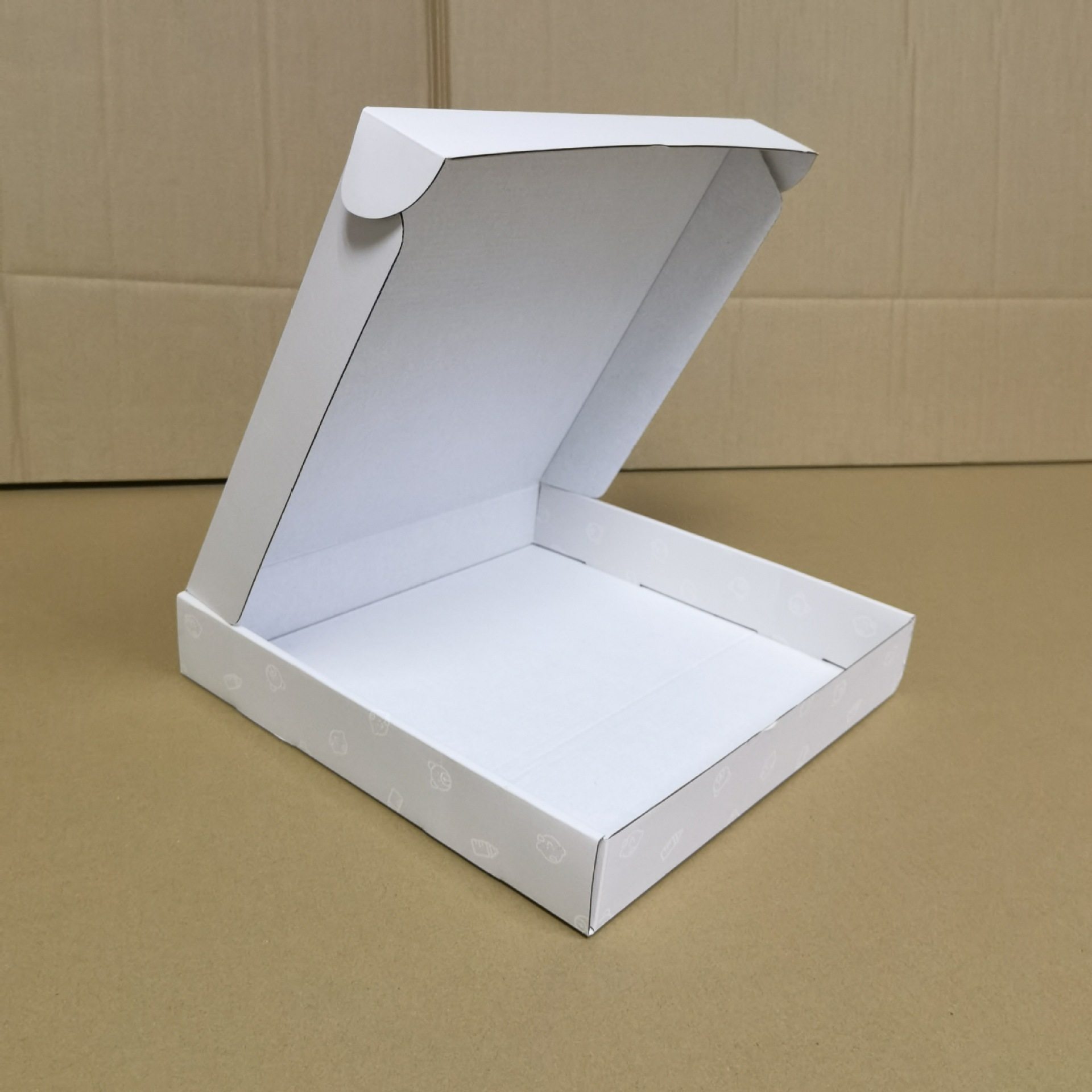 Foreign trade small commodity E-tile packing box in stock kraft paper box color box packaging box printing carton custom flying machine box