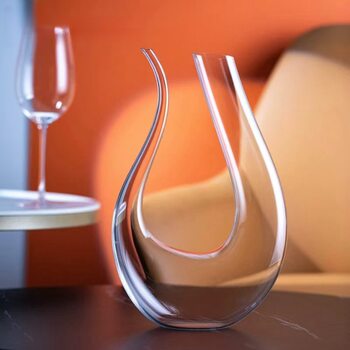 Harmonium Wine Decanter for Home Use, Crystal Glass U-Shaped Wine Pitcher, Recommended for Cross-Border Export
