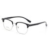 Square Eyebrow Glasses Frame for Myopia, Unisex, Elegant Half-Frame Style, Made in Danyang, Supports Wholesale 2023