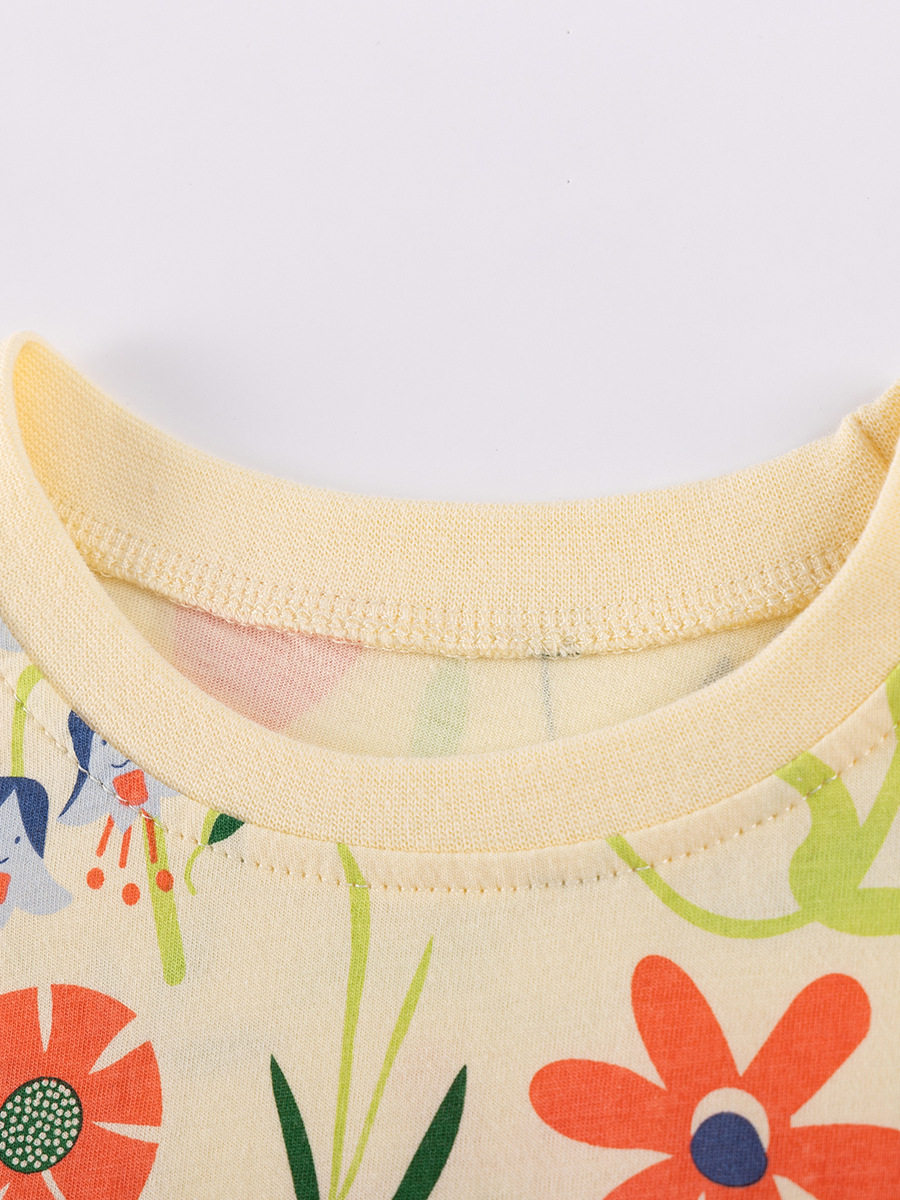 Girls' Set Wholesale, Pastoral Style Kids' Outfit, Summer Baby Set