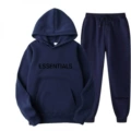 Under the navy blue