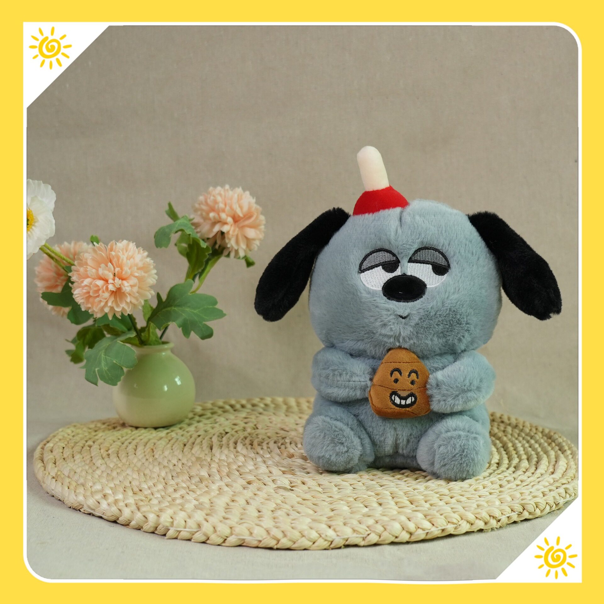 新款跨境八寸毛绒玩具抓机娃娃公仔流量款布娃娃婚庆抛洒厂家批发