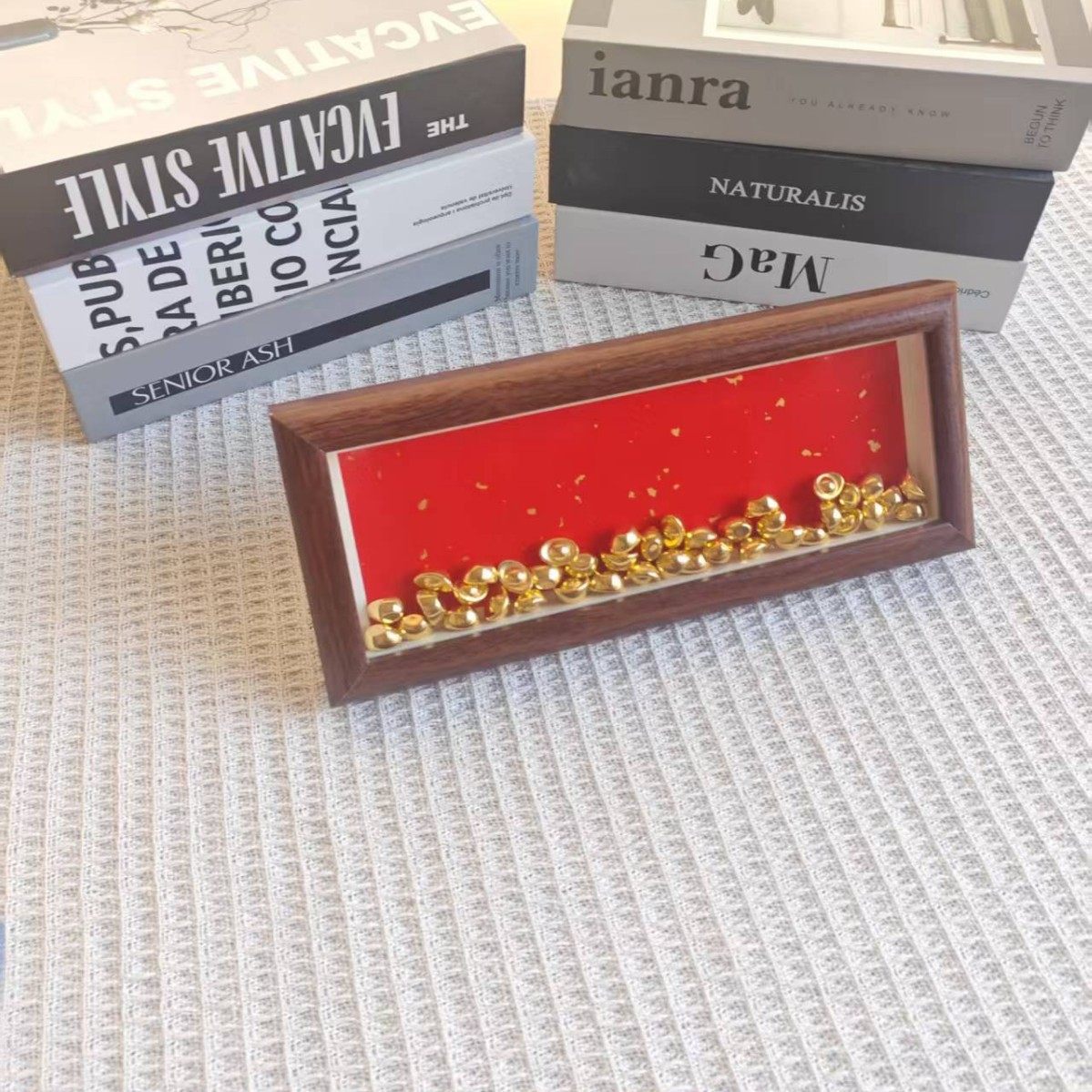 Calligraphy Photo Frame Housewarming New Home Text Display Decoration Ornaments Scenic Spot Cultural Tourism Creative Souvenir Gift DIY Handmade