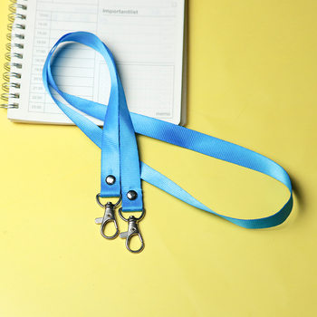 Lobster Hook double hook lanyard work card pass student badge label trade fair company staff meeting lanyard
