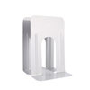 Steel Bookend Library Thickened Steel Plate Bookend Desktop Book Divider Shelf Book Clip Anti-Tip Book Stand