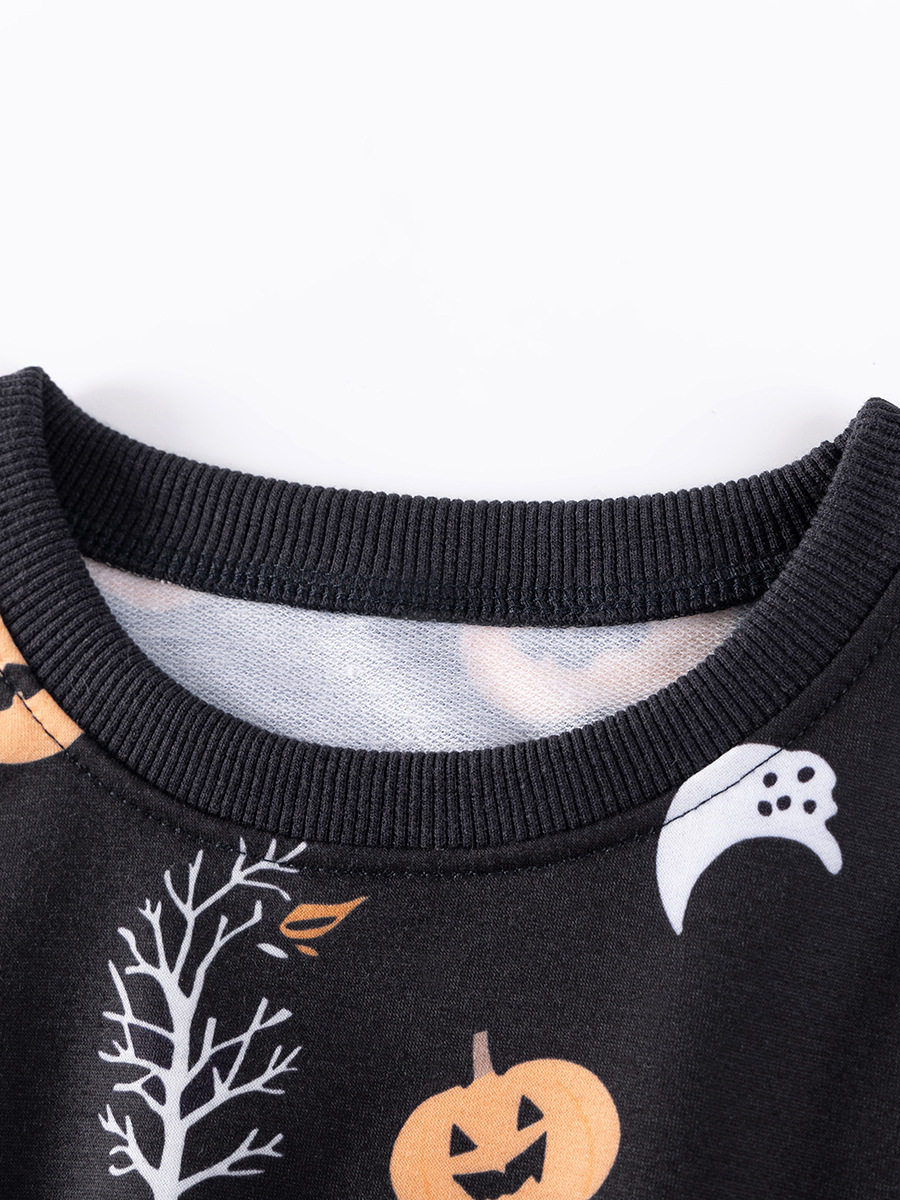 Boys' Autumn Set, Halloween Kids' Outfit, Stylish Baby Fall Wear
