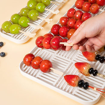 Wholesale Candied Hawthorn Stall Box, Candied Hawthorn Display Stand, Small Dumpling Bowl, Pastry Tray Storage Box